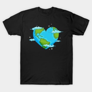 Erath Day Heart T-Shirt